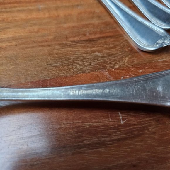 7 Priscilla 1900 International Silverplate 1847 Rogers Bros set soup spoon fork - Picture 10 of 16
